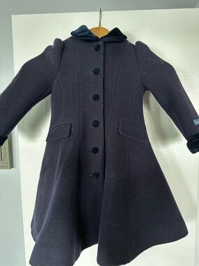 Polo by Ralph Lauren Navy princess coat girls
